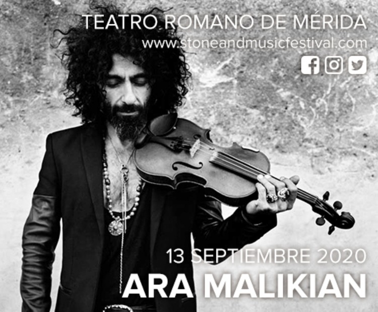 Concierto de Ara Malikian en Mérida - Stone & Music Festival 2020