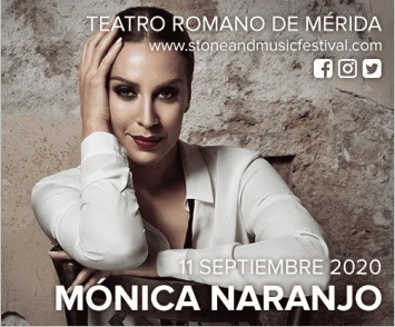 Concierto de Mónica Naranjo en Mérida - Stone & Music Festival 2020