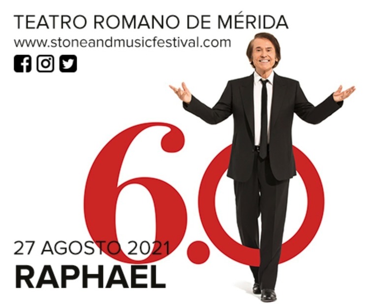 Concierto de Raphael en Mérida  - Stone & Music Festival 2021