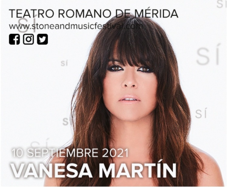 Concierto de Vanesa Martin en Mérida - Stone & Music Festival 2021