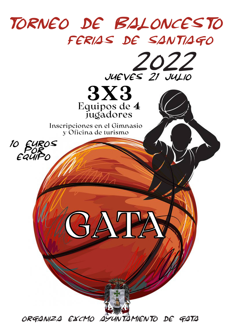 Torneo 3x3 de baloncesto Ferias de Santiago Apóstol 2022