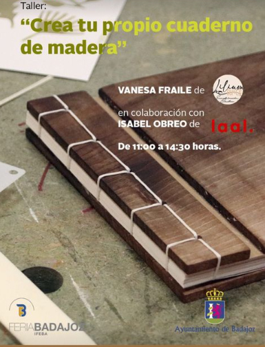 Crea tu libro de Madera (Feria del Mueble Badajoz)
