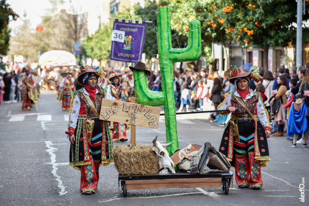 Comparsa Los Lorolos - Desfile de Comparsas Carnaval de Badajoz 2019 10