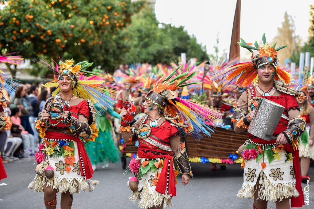 Comparsa Umsuka-Imbali - Desfile de Comparsas Carnaval de Badajoz 2019 10