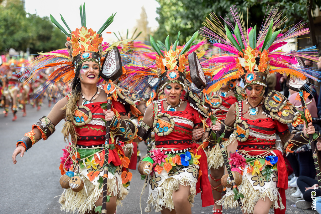 Comparsa Umsuka-Imbali - Desfile de Comparsas Carnaval de Badajoz 2019 19