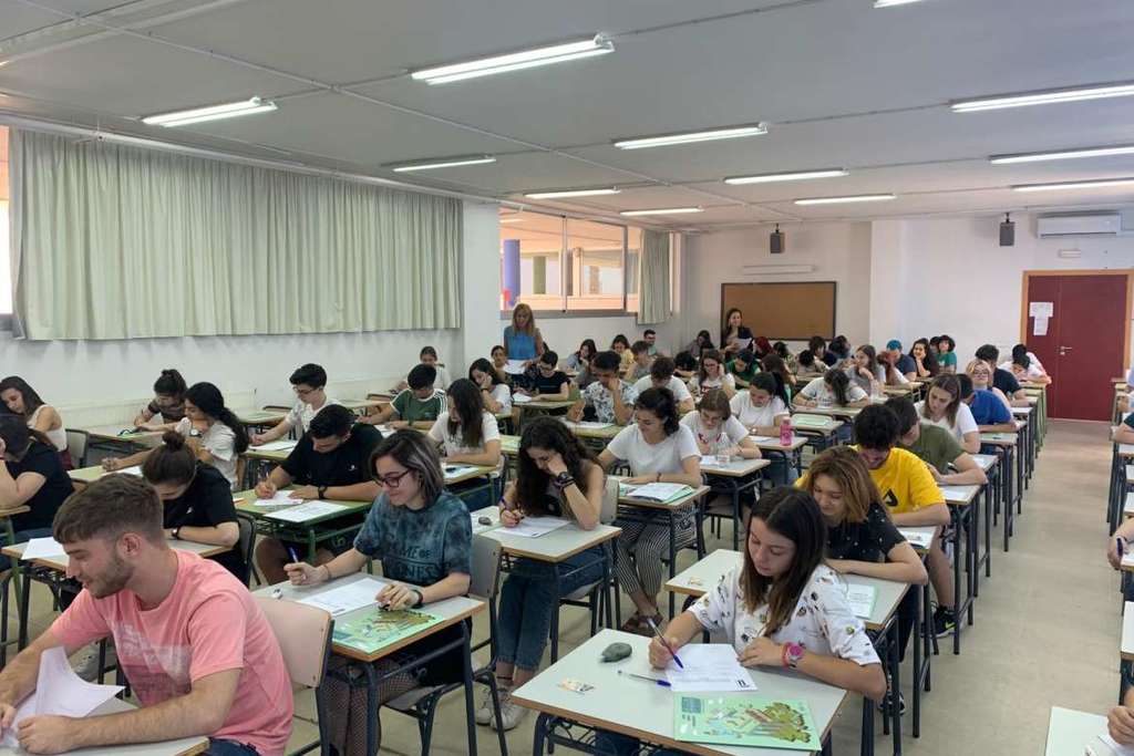 Más de 5.000 estudiantes comienzan hoy los exámenes de la Evaluación de Bachillerato para el Acceso a la Universidad