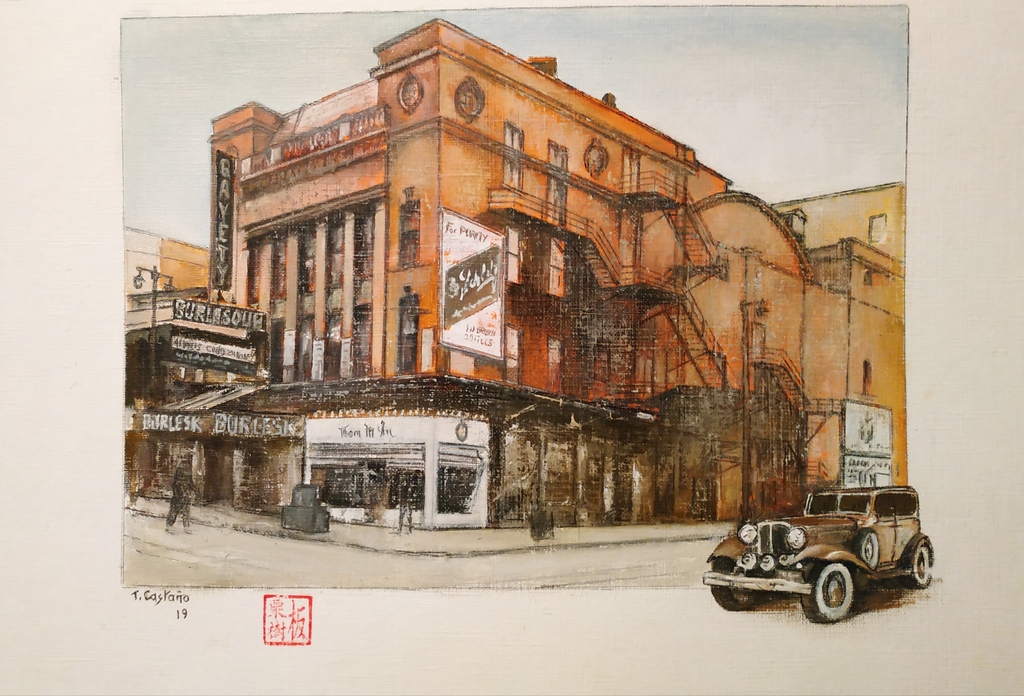 New York 1930 Gayety Theatre 2019 22x30 cms 2