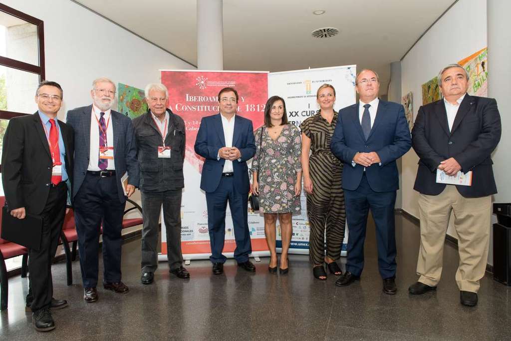 Fernández Vara participa en la inauguración del curso internacional ´Iberoamérica y la Constitución de 1812´