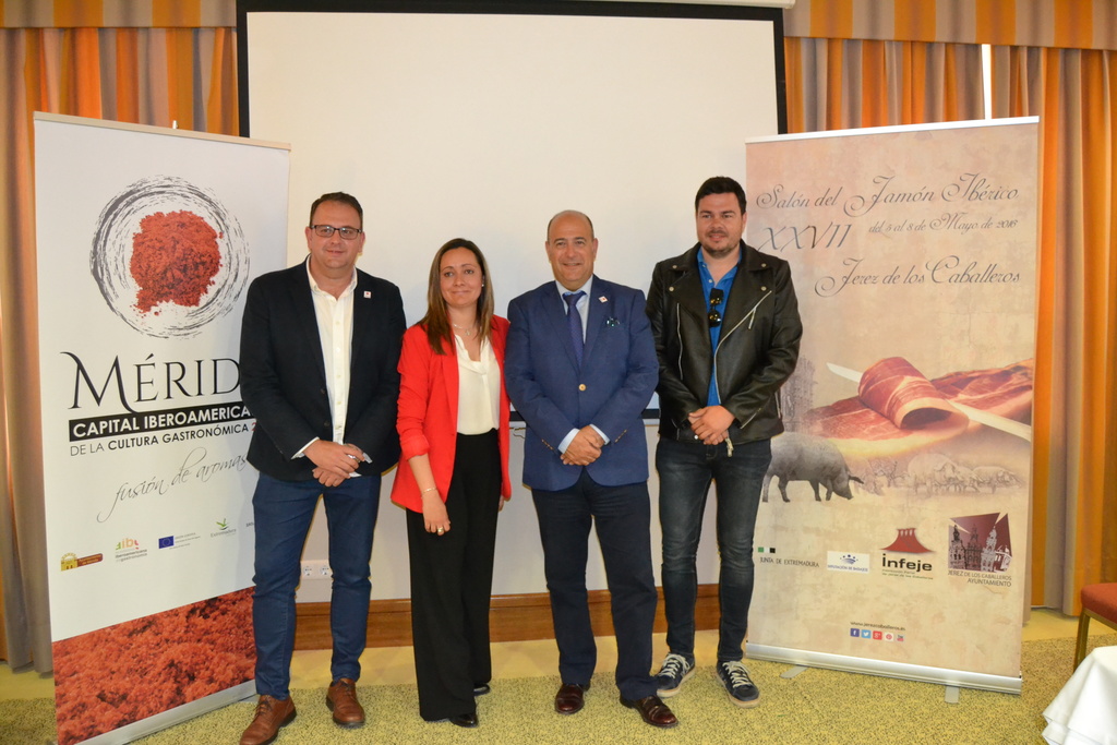 El Salón del Jamón Ibérico de Jerez de los Caballeros se internacionaliza con la participación de Italia y Croacia
