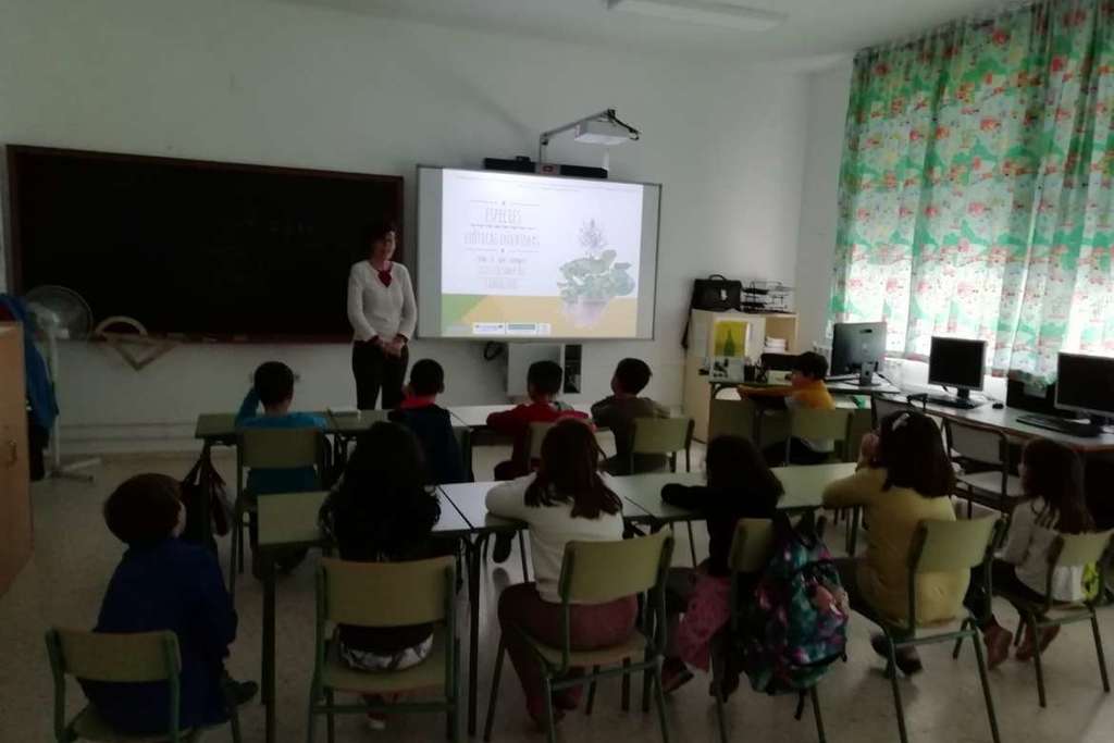 La Junta realiza talleres educativos de sensibilización sobre la invasión del camalote en el río Guadiana