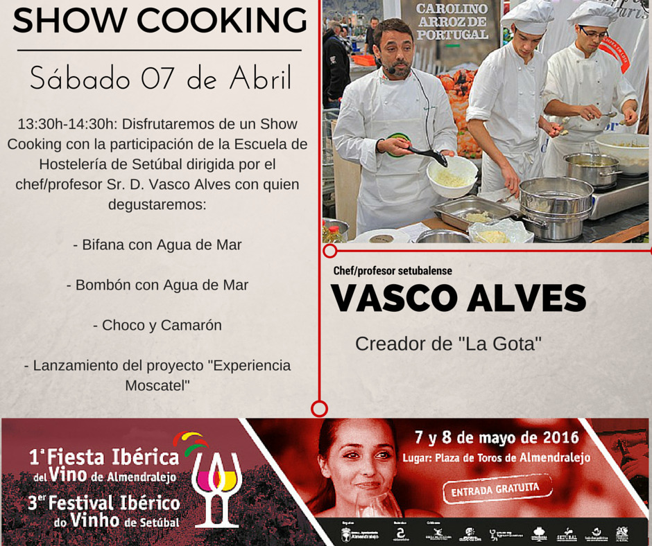 Show Cooking Setúbal en Feria Ibérica del Vino