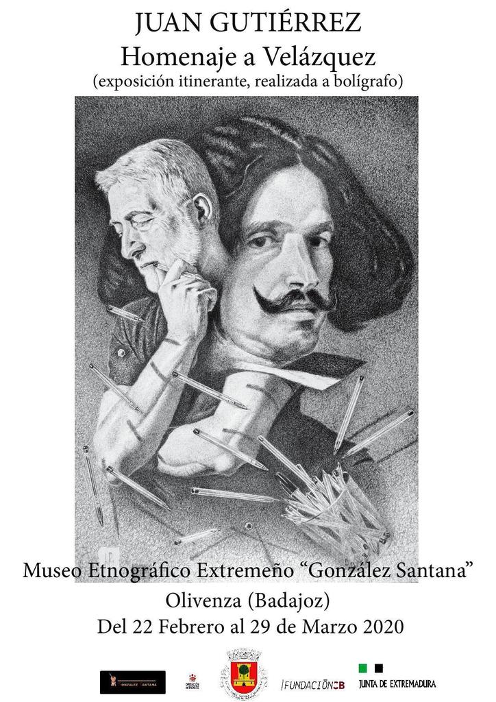 Cartel de la exposición "Homenaje a Velázquez"
