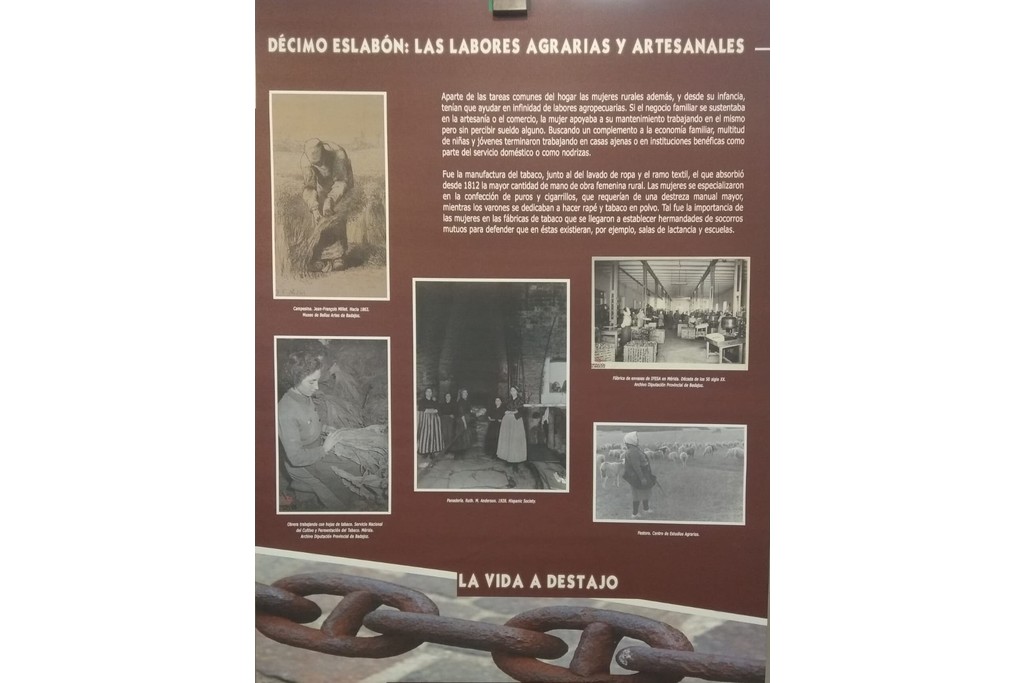 La exposición ‘La vida a destajo: Eslabones en la historia de la mujer’ podrá verse en Mérida hasta el 31 de marzo