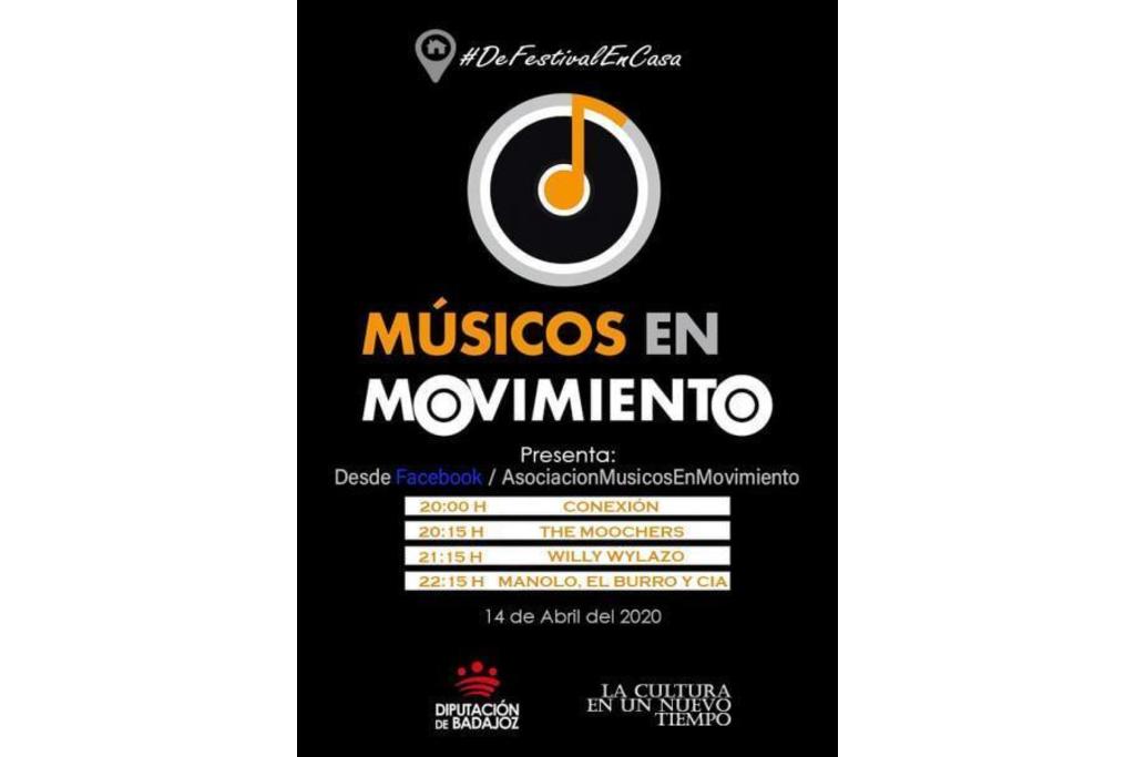 "Músicos en movimiento" ofrece hoy un concierto online promovido por la Diputación de Badajoz