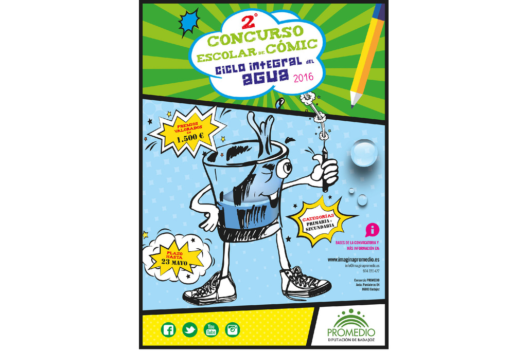 PROMEDIO lanza un concurso escolar de cómic para promover el consumo responsable de agua