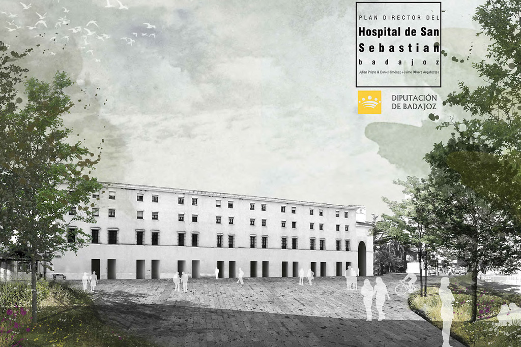La Diputación pacense abre un documento electrónico para la participación de los ciudadanos en el Plan Director del Hospital Provincial de San Sebastián