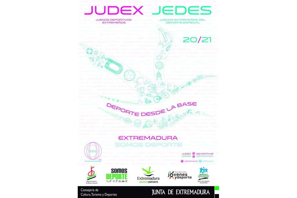 La 39ª edición de los Juegos Deportivos Extremeños “JUDEX” se inicia este fin de semana