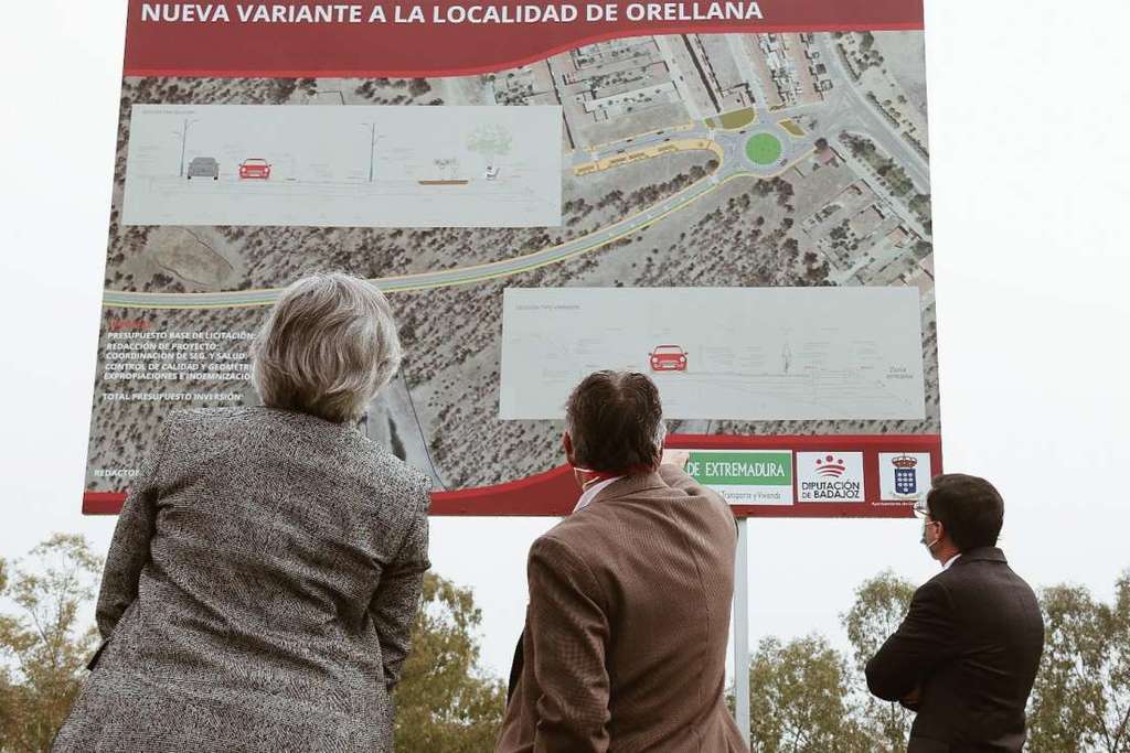 Leire Iglesias destaca que la nueva variante de Orellana facilitará el acceso a la playa y servirá para estimular el potencial turístico del municipio