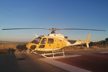 El Infoex contará con un helicóptero ligero para coordinar los medios aéreos, captar y transmitir imágenes en tiempo real