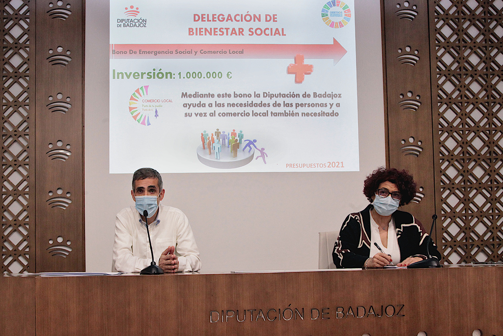 Bienestar Social de la Diputación de Badajoz destina más de 2.500.000 euros de presupuesto para 2021