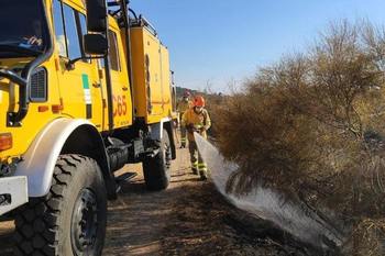 El Infoex participa durante la pasada semana en 12 incendios forestales en los que han ardido 25 hectáreas