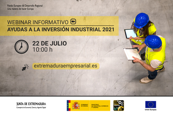 Economía prepara una jornada virtual sobre los nuevos programas de apoyo a la inversión industrial que tendrá lugar el 22 de julio