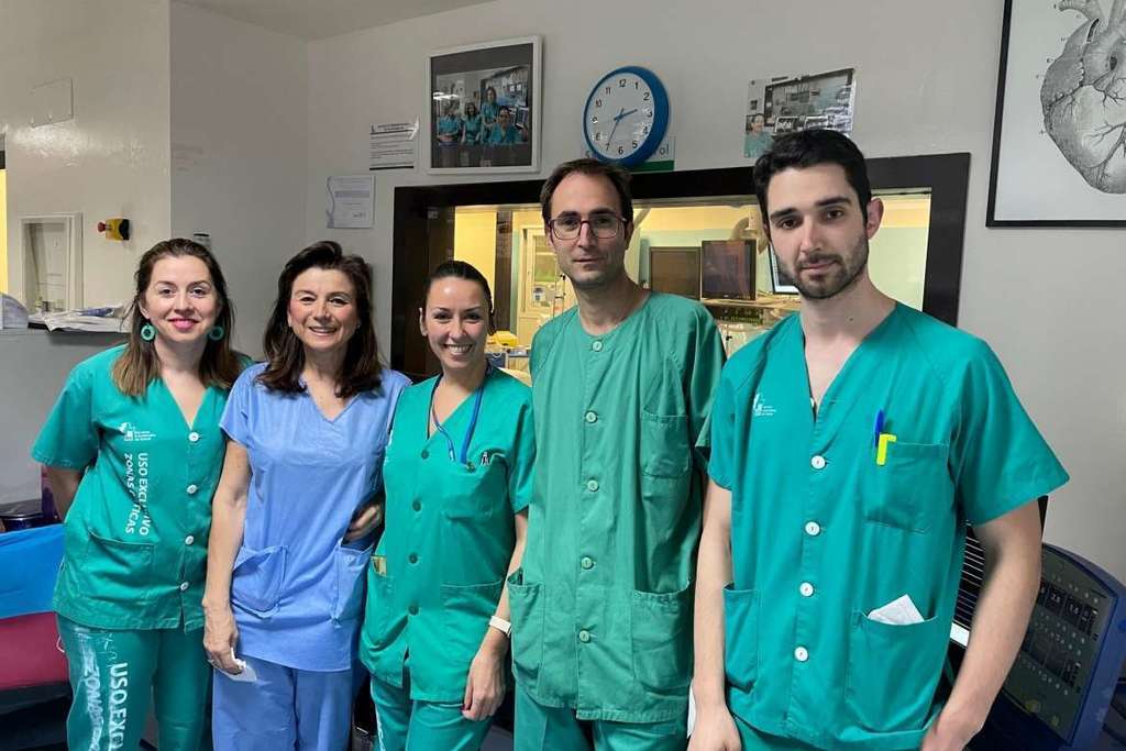 El Hospital Universitario de Badajoz referente nacional en la técnica de ablaciones sin radiación para eliminar las arritmias