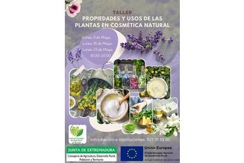 El Centro de Formación Rural de Moraleja acoge un taller sobre propiedades y usos de las plantas en cosmética natural