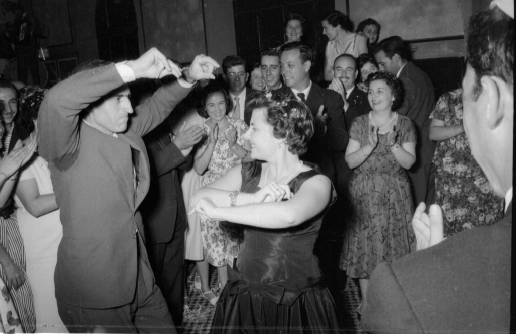 Baile en el Casino de Olivenza. Ricardo Martínez Teodoro (años 50)