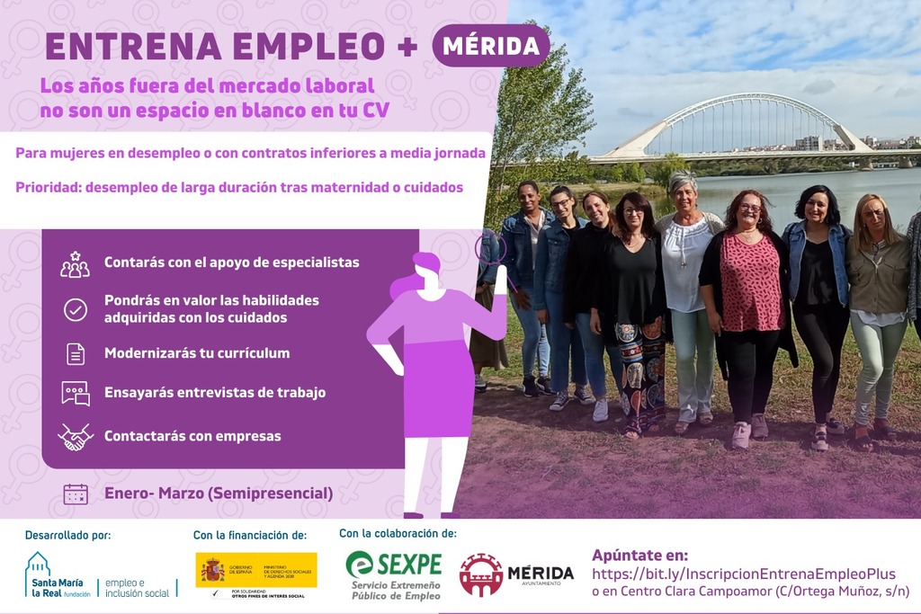 Mérida contará este mes de enero con un programa para mejorar la empleabilidad de mujeres desempleadas
