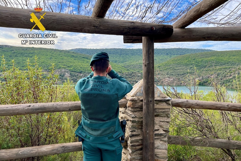 La Guardia Civil detiene a una persona e investiga a otra por caza furtiva en varios lugares de la provincia de Cáceres, incluido el Parque Nacional de Monfragüe