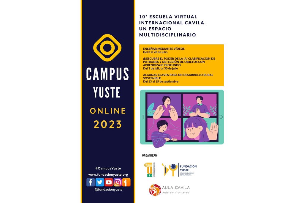 La Fundación Yuste oferta 60 becas de matrícula para los cursos del Campus Virtual Latinoamericano AULA CAVILA