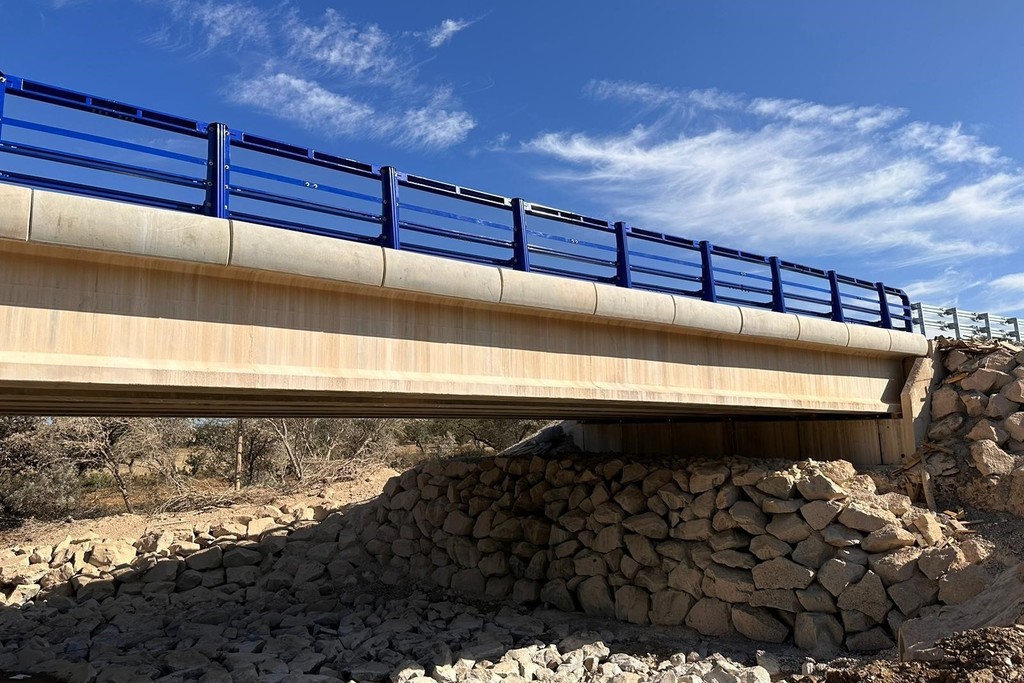 Mitma pone en servicio el nuevo puente de la carretera N-523 entre Cáceres y Badajoz y restituye definitivamente el tráfico