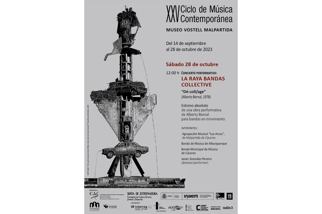 El Museo Vostell culmina este sábado su Ciclo de Música Contemporánea con el estreno de 'Dé-coll/age'
