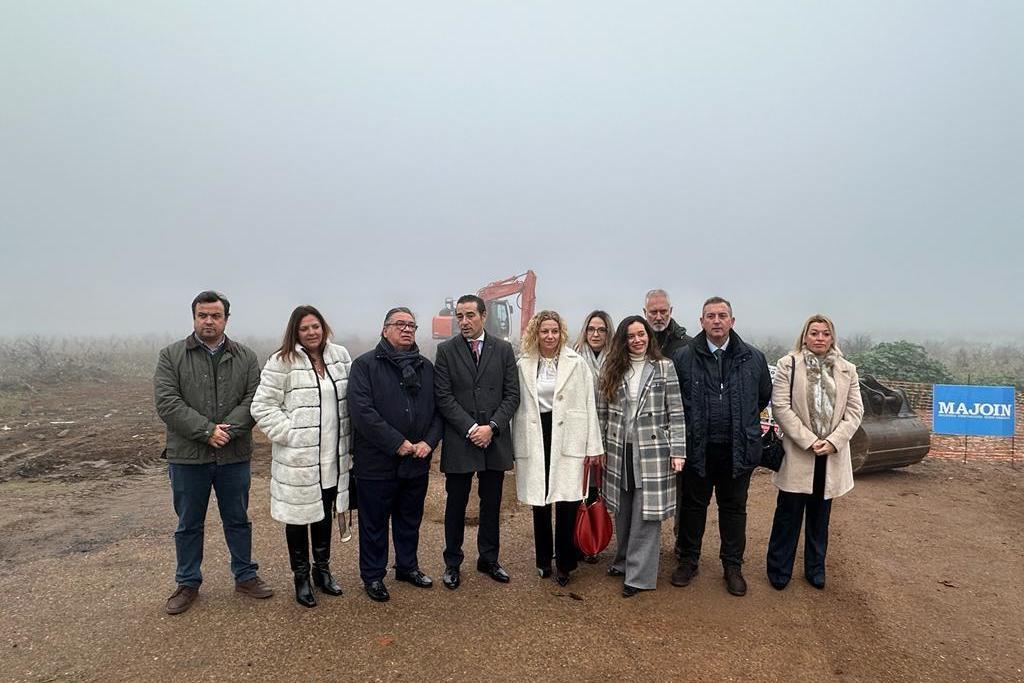Comienzan las obras para ampliar el polígono industrial 'Las Picadas II' en Almendralejo, con una inversión estimada de 4,3 millones de euros