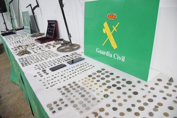 Desarticulado un grupo criminal dedicado al expolio de yacimientos arqueológicos de la provincia de Cáceres