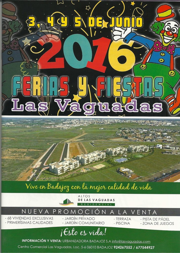 Ferias y Fiestas Las Vaguadas 2016 - Artículo PEPE ALBA