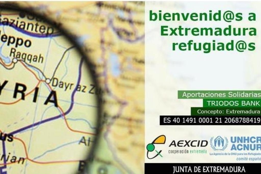 La AEXCID habilita una cuenta solidaria para ayudar a los refugiados sirios