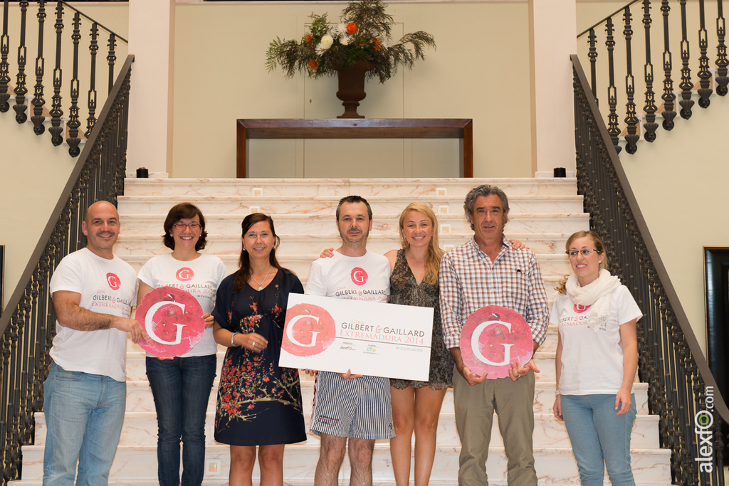 Grabación del programa "Experiénciate" con los responsables del Balneario de Alange - Gira Gilbert y Gaillard Extremadura 2014 - DCA3523