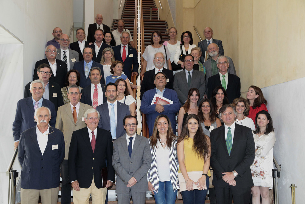 Las Reales Sociedades Económicas cierran su XV Encuentro con una recepción en la Diputación de Badajoz