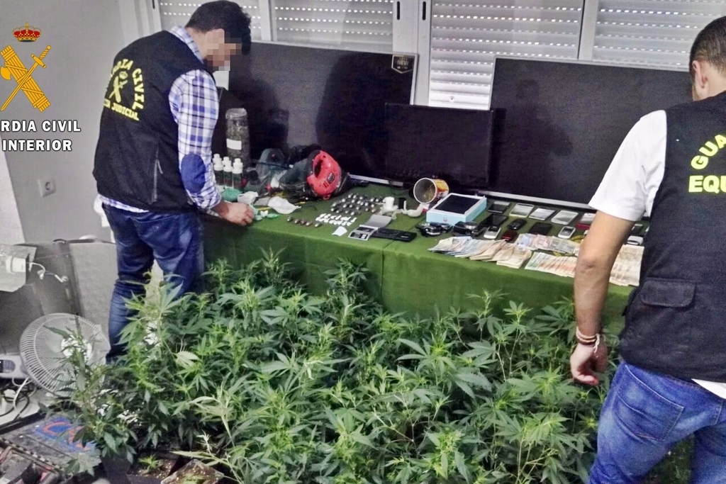La Guardia Civil detiene a 19 personas  integrantes de una organización dedicada al tráfico de drogas