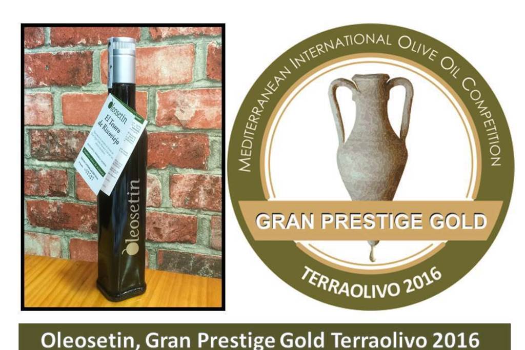 El aceite de Oleosetin galardonado con la distinción 'Grand Prestige Gold'