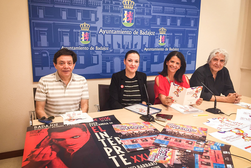 Teatro y música para las ‘Noches de verano’ en Badajoz