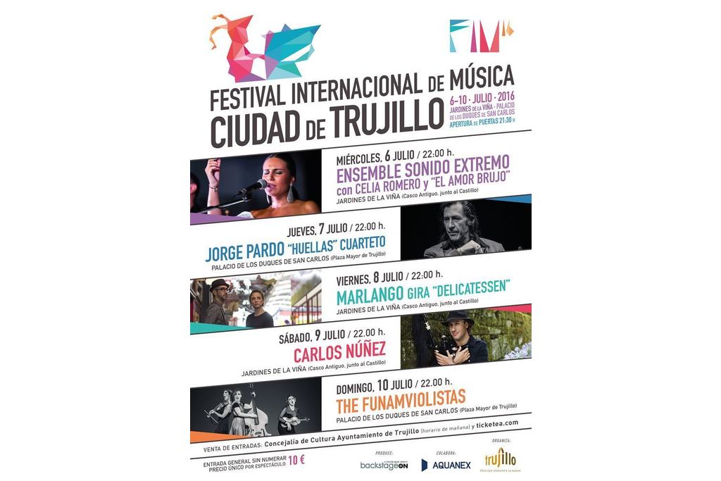 El gaitero Carlos Núñez llenará de ritmos celtas el cuarto concierto del VI Festival Internacional de Música Ciudad de Trujillo