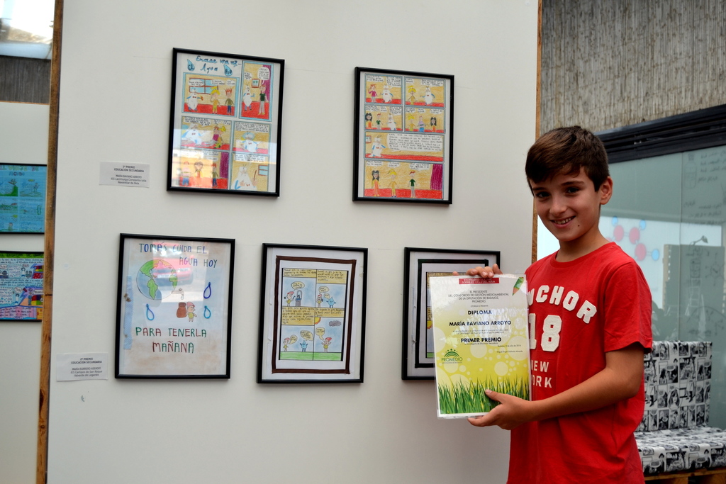 PROMEDIO entrega en Badajoz los premios a los mejores cómic de escolares sobre de ciclo del agua