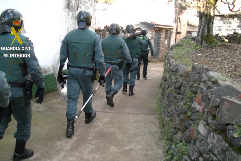 La Guardia Civil desarticula un grupo criminal organizado, responsable de numerosos robos en el norte de la provincia de Cáceres