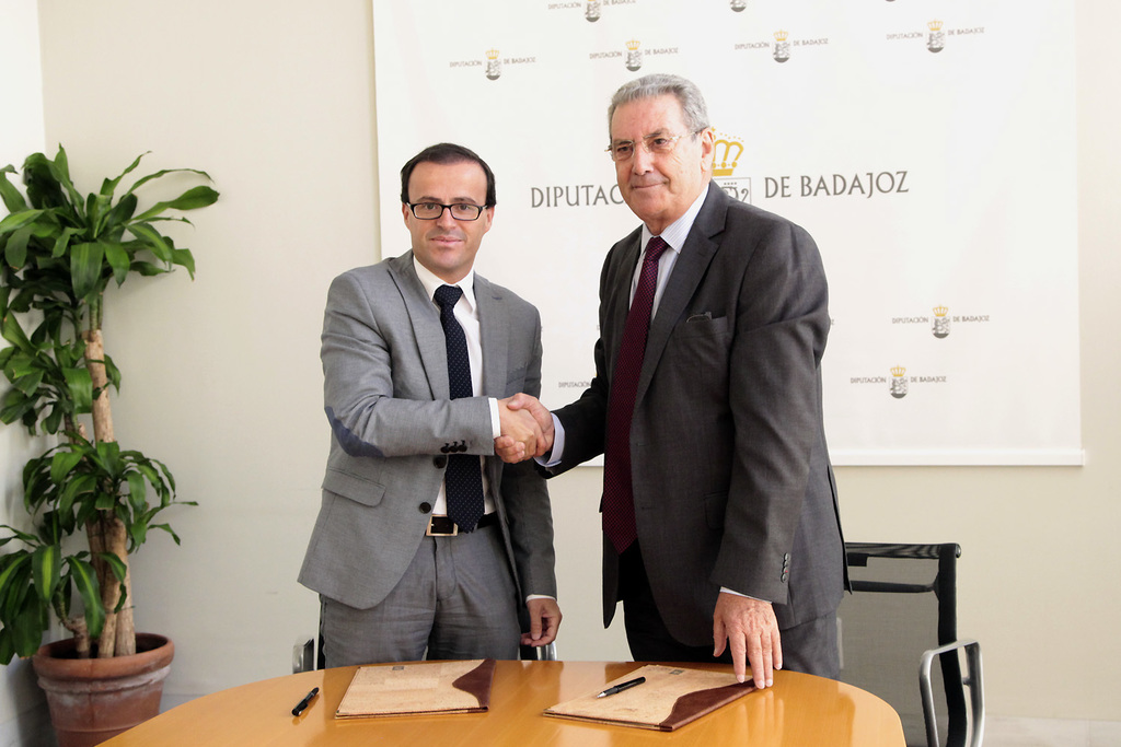La Diputación de Badajoz y la Fundación Caja Badajoz firman un nuevo convenio de colaboración para la promoción de actividades culturales
