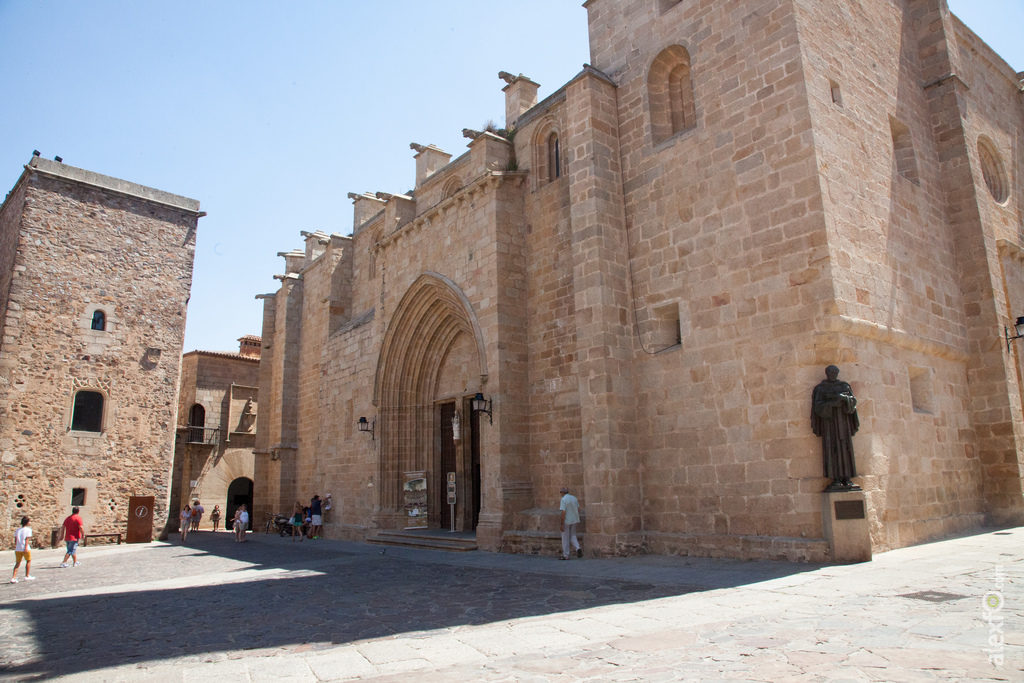 Iglesia Concatedral de Santa María en Cáceres