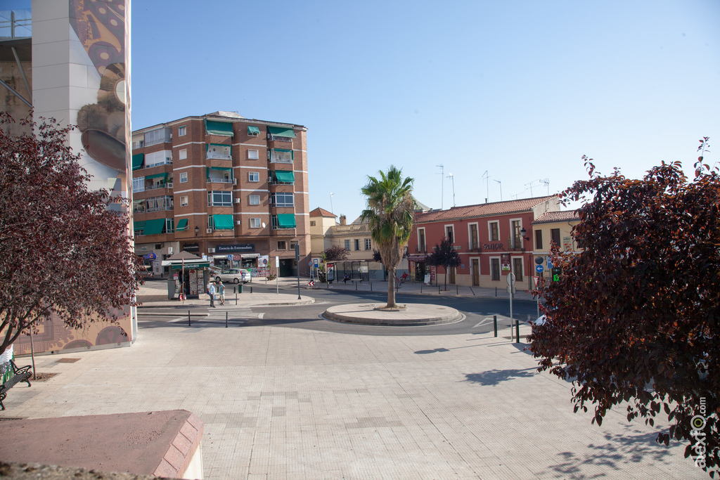 Plaza del Obispo Galarza en Cáceres