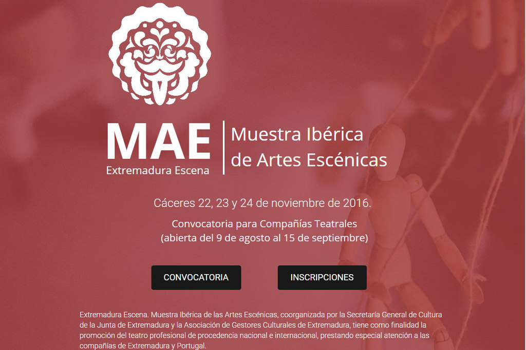 La ‘Muestra Ibérica de las Artes Escénicas de Extremadura’ abre el plazo para presentar propuestas artísticas hasta el 15 de septiembre